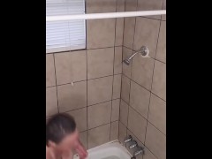 Showering