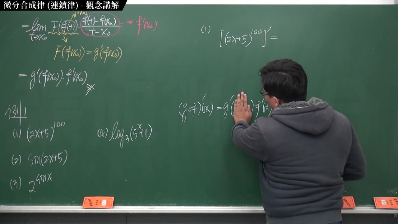 [無碼高清][露出][外流][自慰][噴水][高潮][潮吹]【張旭微積分】微分篇主題三：微分合成律 (連鎖律) | 觀念講解 | 2020 版