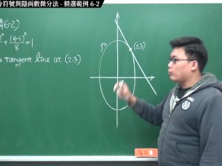 [巨乳][裸露][流出][多人]【張旭微積分】微分篇主題六：萊布尼茲微分符號與隱函數微分法  精選範例 6-2  2020 版