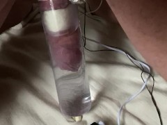 Estim orgasm. Electro torture. Ejac orgasm