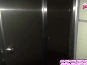 Preview 5 of German redhead street hooker public pick up in bar toilet fuck