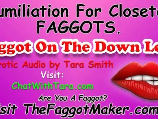 Humiliation For Closeted Faggots. Faggot On TheDown Low_Sexy Erotic Audio