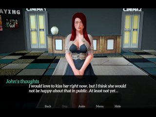 small tits, visual novel game, 3d, cougar