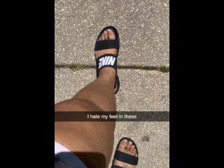 Ebony Feet on Snap Chat