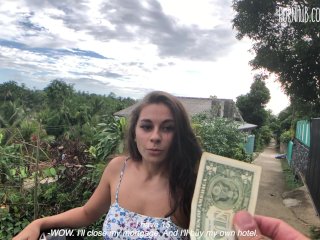 blowjob, sex money, big boobs, babe