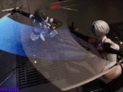 Preview 2 of [3D Comix] Nier Futa Yorha 2B Clone Battle