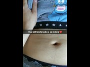 Preview 5 of I'm going to take your girlfriend's virginity now! [Cuckold snapchat]