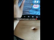 Preview 6 of I'm going to take your girlfriend's virginity now! [Cuckold snapchat]