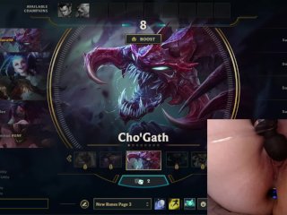 league of legends, exclusive, wet pussy, while playing
