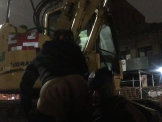 Dude eating my ass in the middle of the street