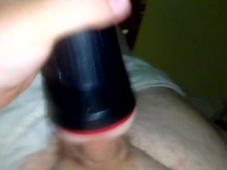 I cum First time in a fleshlight Pocket pussy