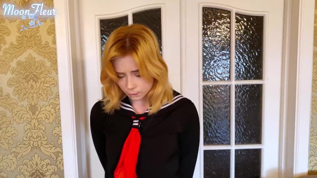 Watch Bondage Video:Daddy Rough Facefuck and Spanking Big Ass Schoolgirl - Cum Swallow