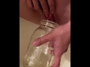 Preview 4 of Dumb slut drinks her own piss and hates it