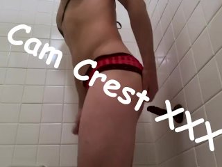 Panty Slut in the Shower