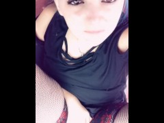 Playing with daddy’s pussy waiting for him to clock out