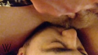 Short Clips 4 Free - Loud Licking Close Up of Facesitting