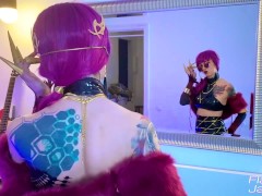 Video Evelynn Blowjob and Hard Anal Sex - Cosplay League of Legends