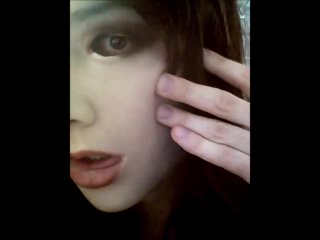 Pulling on female mask May! Help me keep her loose_Pt2