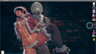 AI Syoujyo 3D Hentai Juego Ep 13 Chunli Follada Con Un Vestido De Santa
