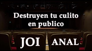 Destroy Your Public JOI Anal In Spanish