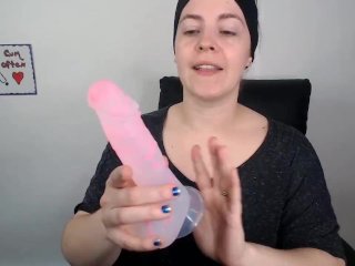 Glowing Pink Silicone Dildo Review