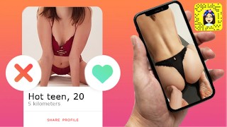 Tinder Plán Dostane Prdeli Na Stole Živě Na Snapchatu