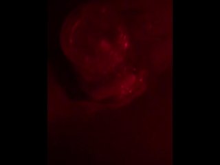 Under water Fleshlight fuck in our backyard hot tub while a drone flew over