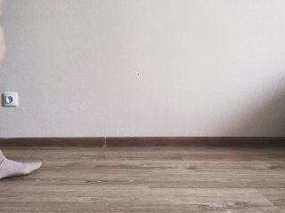 slim girl applying highlighter on her legs (once at self isolation time)