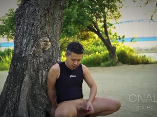 【ONALOG】野外で潮吹きオナニー