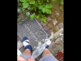 exclusive, outdoor pee, pissing, piss