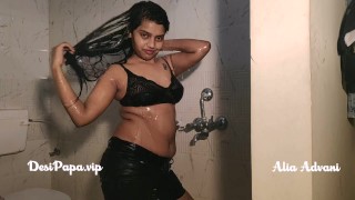 Alia Advani An Indian College Student In The Shower