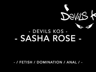 Anal dur / domination / fétiche / cheveux roux / sasha rose / sperme sur le visage