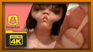Stories Snapchat # 27 Creepy woman masturbates in the shower