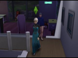 Disney cartoon. Porno with Elsa Frozen  Sex Games