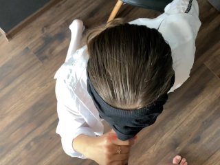 Sucked his fat cock then he fuck my ASS