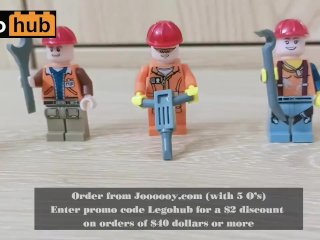 builders, joooooy, lego, minifigures