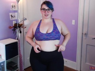 kink, yoga pants, bbw, big boobs