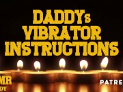 Preview 1 of Audio Porn for Women - Daddy's Vibrator Instructions