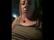 Preview 1 of Bored And Extra Horny - Stuck In My Car So I Masturbated In A Parking Lot