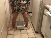 Preview 3 of Leaving a gift for housekeeping huge piss