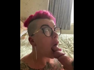 tattooed big tits, vertical video, hungry for cum, milf