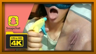 Stories Snapchat No. 34 Squirts in her mouth, touches her wet pussy