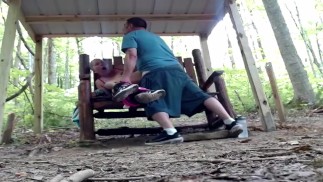 Домашний рискованный секс на публике! Сосать член и быстро трахаться, чтобы не попасться!