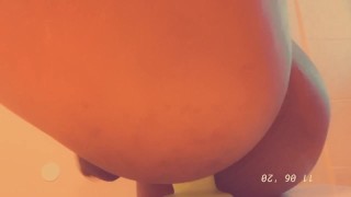 Transgirl creams fat ass