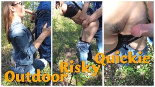 Amateur Outdoor Risky Fuck Outdoor