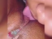 Preview 4 of LegitLesbianEmpire THICK EBONY WET PUSSY EATING COMPILATION /BBW PINK PUSSY