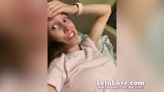 PORN vlog w/ asshole spreading puckering closeups BehindScenes - Lelu Love