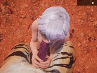 WILD LIFE / AOI GOES WILD groupen with Wolf,Lion, Tiger and_Bull