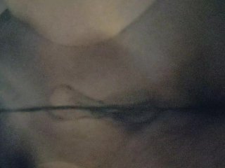 Recorded by mistake, adjusting pantyhose on pussy using video as mirror :D