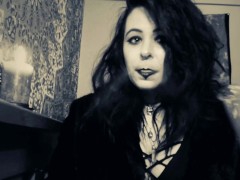 smoking a bong (black & white)